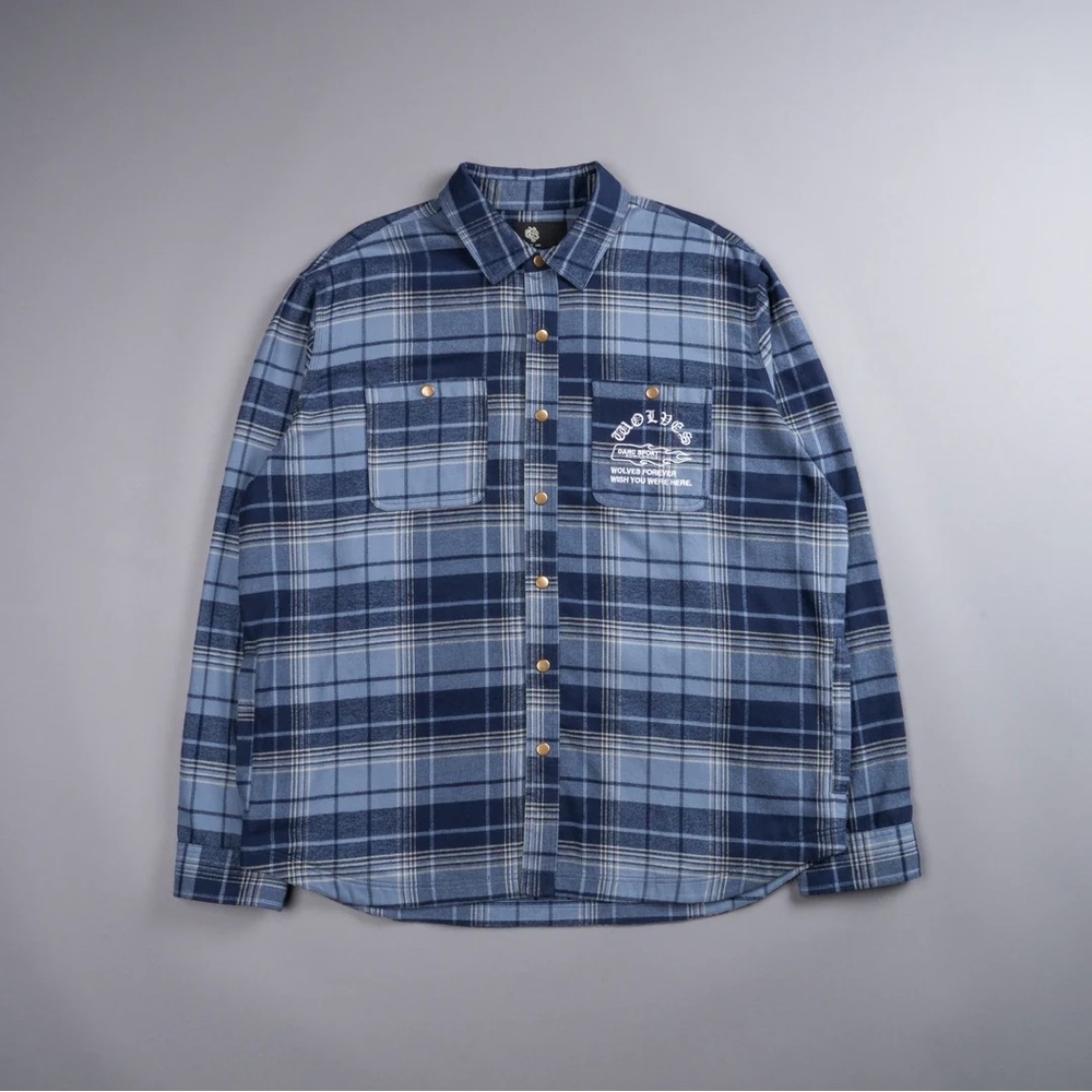 COPY - NEVER FORGOTTEN L/S JACK FLANNEL SHIRT IN ZEPHYR PLAID